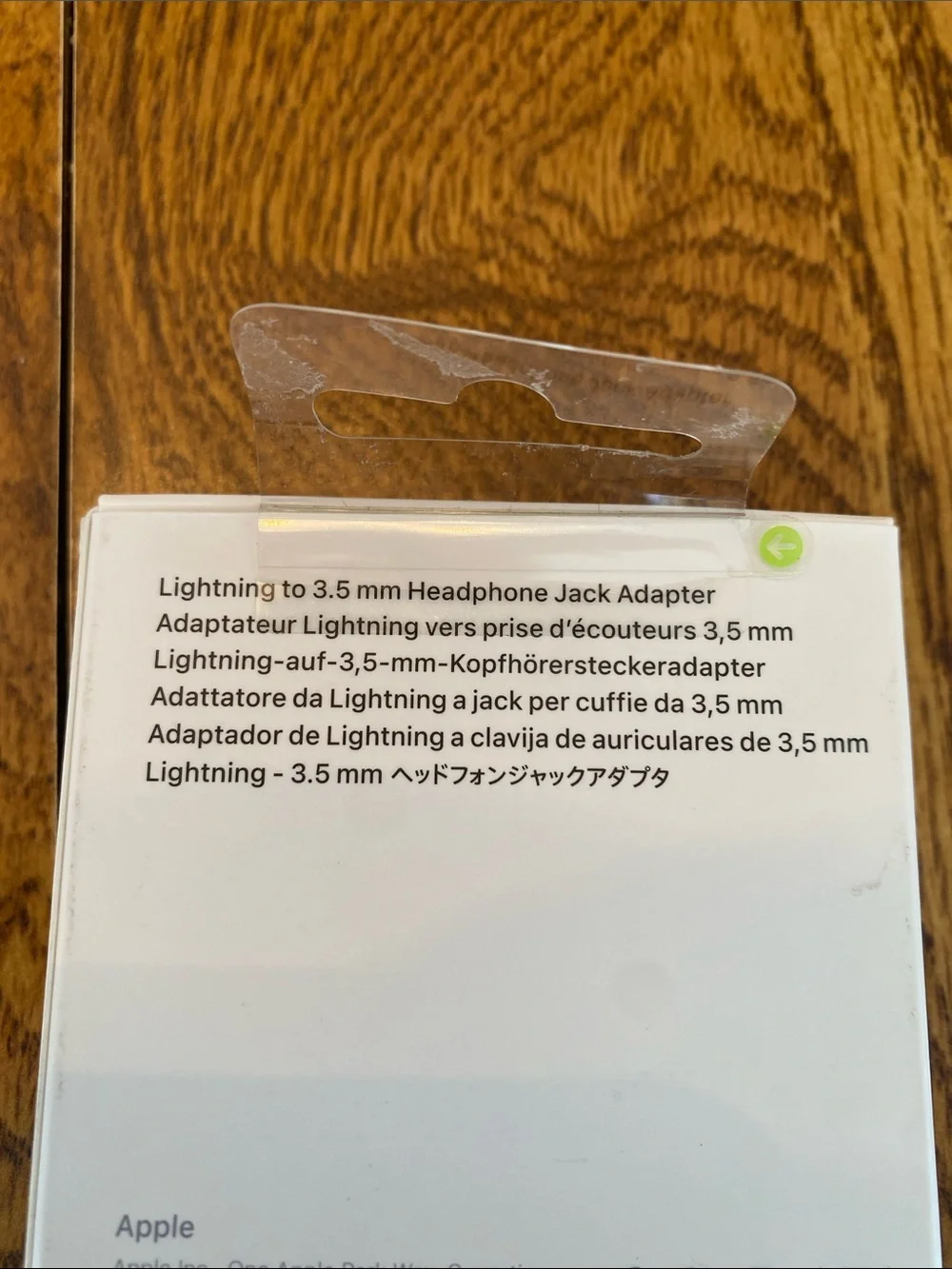Apple Lightning to 3.5mm Headphone Adapter - White